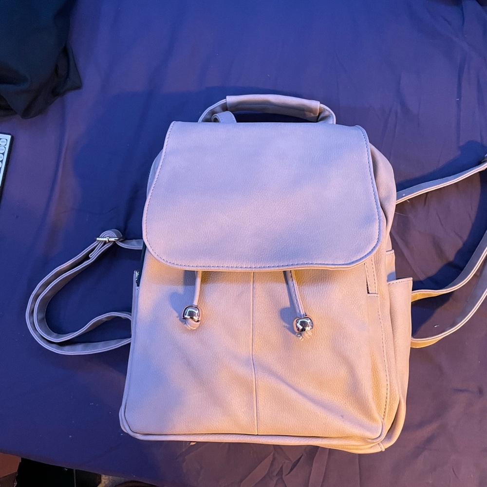 Small Tan Backpack - image 1